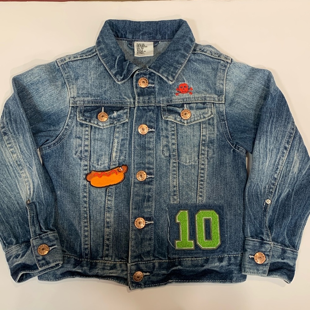 Used H&M boys denim jacket size 5-6Y